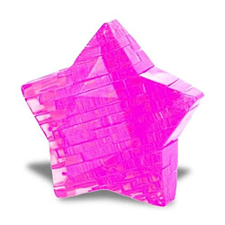 Totalcadeau Puzzle 3D effet crystal étoile bleu