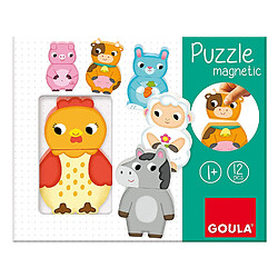 Goula Puzzle magnetique ferme a partir de 12 mois pas cher