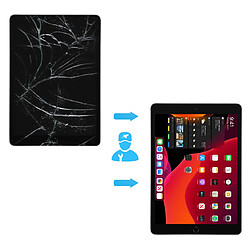 Avizar Vitre Tactile iPad 9 2021 iPad 8 2020 iPad 7 2019 Compatible Noir pas cher