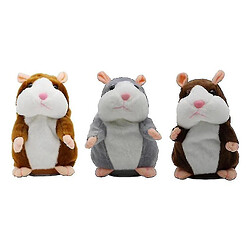 Universal 15 cm Jouet en peluche de souris mignonne hamster gris