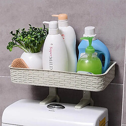 Avis Wewoo Étagère Salle De Bains De Stockage Toilette Panier De De Multi-usages Pâte Sans Ongles Forte Cuisine Boîte De Rangement En Plastique Gris Bleu