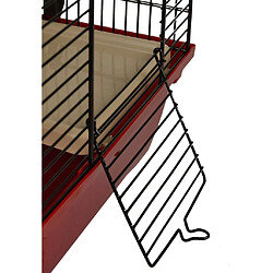 Avis FLAMINGO Cage pour hamsters Enzo 2 41,5x28,5x38 cm Bordeaux