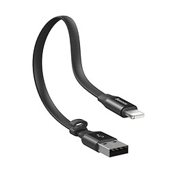 Baseus Câble USB / Lightning pour Apple 23cm 2A Portable Nimble Noir