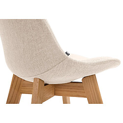 Non Tabouret de bar Cannes tissu Natura pas cher