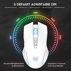 Avis Yonis Souris Sans Fil RGB Ergonomique 3600 DPI