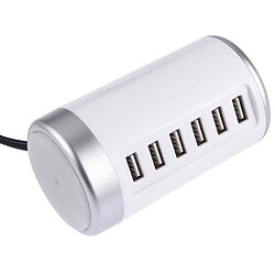 Wewoo Adaptateur secteur du chargeur XLD4 30W 6-USB Ports AC100-240Vprise US Blanc pas cher