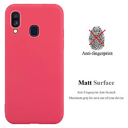 Cadorabo Coque Samsung Galaxy A40 Etui en Rouge