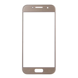 Wewoo Vitre or pour Samsung Galaxy A3 2017 / A320 Lentille extérieure en verre pièce détachée