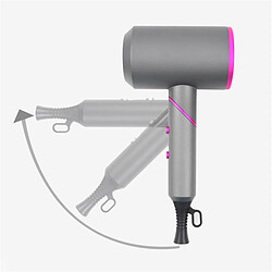 Avis Universal Sèche-cheveux pliant 2000W Poignée portable Sèche-cheveux domestique pliant sans soudure Diffuseur d &'air froid/chaud à séchage rapide(Le noir)