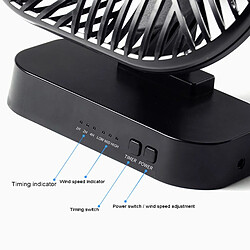 Universal Ventilateur USB magnétique Ventilateur de bureau alimenté par batterie USB ou AA avec fonction de synchronisation à 3 vitesses | Gadget USB