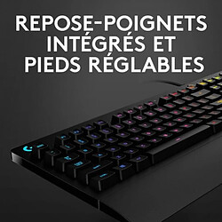 Clavier gaming filaire - Logitech - G213 Prodigy - USB - AZERTY - Noir pas cher