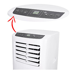 Climatiseur Mobile 5000 BTU, Télécommande Minuterie, Contrôle de la Température, 550, Blanc, Mesko, MS 7911 pas cher