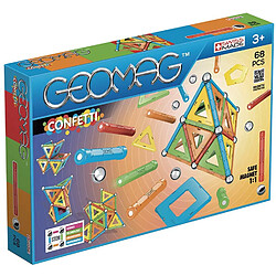 GEOMAG Blocs magnétiques Confetti 68 éléments GEO-355