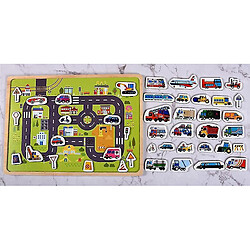 Acheter Universal Puzzle magnétique en bois Animaux et transport Jeux de voiture Bébé Apprentissage précoce Jouets Puzzle