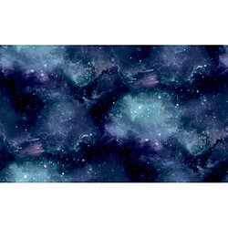 Noordwand Papier peint Good Vibes Galaxy with Stars Noir et violet