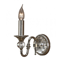 Interiors 1900 Applique Polina, nickel et cristal