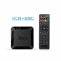 Tv Box Android 10.0 X96Q Allwinner H313 Quad Core 4K Smart Android Tv 2.4G Wifi X96 Q Set Top Box Réglementation Britannique