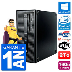 PC Tour HP ProDesk 600 G1 Intel G3220 RAM 16Go Disque Dur 2To Windows 10 Wifi - Occasion