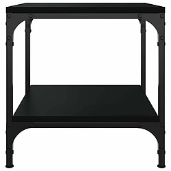 Acheter Maison Chic Table basse,Table Console Table d'appoint, Table pour salon Noir 50x50x40 cm Bois d'ingénierie -MN30625