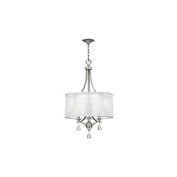 Elstead Lighting Chandelier Mime 3x60W Argent