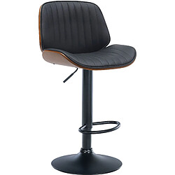 Non Tabouret de bar Nova simili cuir noir