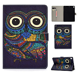 Etui en PU modèle hibou pour votre Apple iPad Air (2013)/Air 2/Pro 9.7 pouces (2016)/9.7 pouces (2017)/(2018)