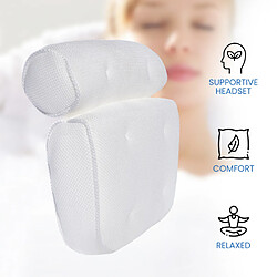 Arati Bath And Shower Coussin de bain confortable ergonomique rembourré ultra respirant Dehko pas cher