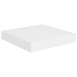 vidaXL Étagère flottante murale blanc 23x23,5x3,8 cm MDF