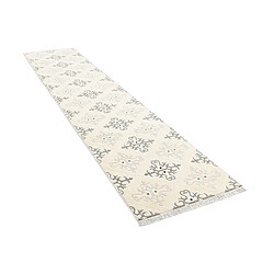 Vidal Tapis de couloir en laine 394x79 beige Darya