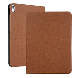 Wewoo Coque Souple Étui de protection universel en TPU tissu Artisanat pour iPad Pro 11 pouces 2018 avec support Marron