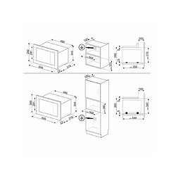 Avis Smeg Micro ondes Grill Encastrable FMI120B3, 20 litres, Gril , Electronique