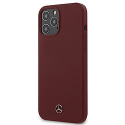 mercedes mehcp12lsilre iphone 12 pro max 6,7" czerwony/rouge coque dur silicone line