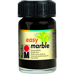 Marabu Peinture à marbrer 'Easy Marble', 15 ml, noir ()