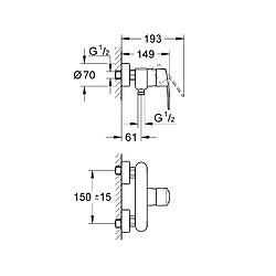 GROHE 33590002 Eurostyle Cosmopolitan