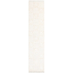 Vidal Tapis de couloir en laine 396x84 beige Darya