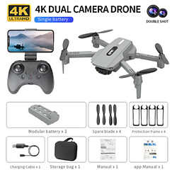 Universal E88 mini drone caméra 4K HD transmission en temps réel wifi FPV mini hélicoptère pliable 4 axes jouet garçon comparaison E525 | RC Helicopter