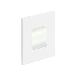 applique murale encastrée - aric baliz 2 - a led - 0.9w - 4200k - blanc - aric 50262