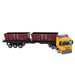 1:48 Diecast Cars Toy Engineering Vehicle Carrier Truck Jaune pas cher