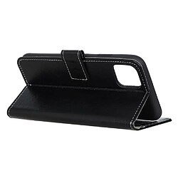 Acheter Wewoo Coque Housse en cuir à rabat pour iPhone 11 avec porte-cartes et fentes cartes cadre photo et porte-monnaie Noir