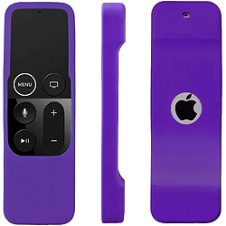 SANAG Coque En Silicone De Protection À Telecommande Slim Compatible Pour Apple Tv 4Ème Gen.(Violet)