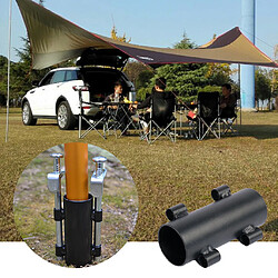 Avis Fer Canopy Pôle Titulaire Camping Voyage Auvent Tige Soutien Stand Coupe-Vent Fixe Tente Pôle Titulaire Chevilles Stand pour Camping En Plein Air