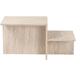 Avis Hanah Home Table basse en aggloméré 80 x 40 x 40 cm Harmony beige.