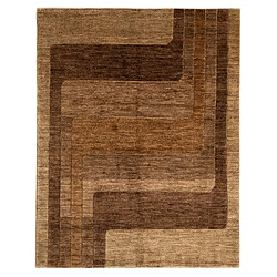 Vidal Tapis de laine 199x156 brun Juma