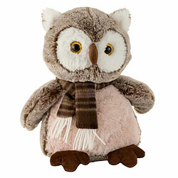 Paris Prix Peluche Enfant Chouette & Écharpe 30cm Marron