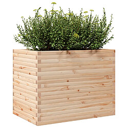 Avis vidaXL Jardinière 90x60x68,5 cm bois de pin massif