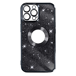 Avizar Coque iPhone 12 Pro Max Paillette Noir