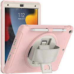 Coque en TPU antichoc avec béquille Fleurs de cerisier roses pour votre iPad 10.2 (2021)/(2020)/(2019)