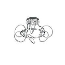 Plafonnier OLYMPUS Chrome 670910606 - Trio Lighting -