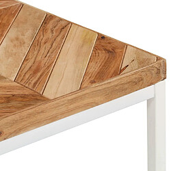 Acheter vidaXL Table à manger 200x90x76 cm Bois massif d'acacia et de manguier