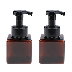 Vide Mousse Distributeur Pompe Bouteille Nettoyant Pour Le Visage Conteneur 250 Ml 2 Pcs Clair